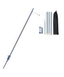 TOBWOLF Portable Camping Folding Lamp Pole - Collapsible Aluminum Lantern Stand for Picnic, Hiking, Fishing - Outdoor Hanging Light Holder Stick - Lightweight & Portable - Blue - Buy Online on GoSupps.com