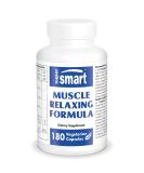 Supersmart Muscle Relaxing Formula with Magnesium Calcium Valerian Root - Natural Muscle Relaxer Supplement - 180 Vegetarian Capsules - Buy Online on GoSupps.com