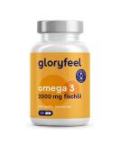 Omega 3 capsules - high -dose with 2000mg fish oil 1000mg EPA & 500mg DHA per daily dose (in triglyceride form) - essential fatty acids made of anchovis - made in Germany - Buy Online on GoSupps.com