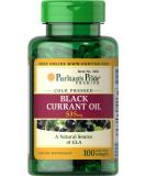 Pure Black Currant Oil 535mg by Puritan's Pride - Cold-Pressed, Rich in Omega-6 and Omega-3 Fatty Acids - Buy Online on GoSupps.com