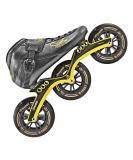 PASENDI Professional 3-Wheel Speed Skates for Men | Carbon Fiber Inline Skating Shoes | Black Inline Skate Shoes US11 (EU44) - Buy Online on GoSupps.com