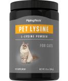 PIPING ROCK L-Lysine for Cats LYSINE Powder 340g 12oz TUB Pet Supplement Amino Acid For Cats FAST FREE P&P - Buy Online on GoSupps.com