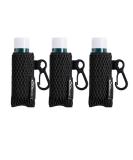 WKieason Lip Balm Holder Keychain 3pcs - Clip on Chapstick Pouch with Elastic Band - Black Lipstick Key Chain Sleeve - Buy Online on GoSupps.com