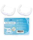 Ultraclean Access Flosser Refill Heads - 110PCS Snap-On Dental Flosser Replacement for Optimal Oral Care & Hygiene - Buy Online on GoSupps.com