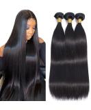 10A Brazilian Virgin Human Hair Bundles - 22 24 26 Inch Straight Weave - 100% Unprocessed Virgin Hair - Buy Online on GoSupps.com