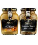Maille Honey Mustard 230g With Maille Wholegrain Mustard 210g (2 Pack Mixed Bundle) - Buy Online on GoSupps.com