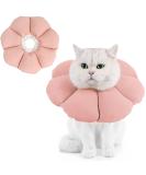 Avont Rewrise Cat Adjustable Soft Neck Collar - Protective Leak Collar for Small Dogs After Surgery - Pink Rose Large - International Shipping Available - Buy Online on GoSupps.com