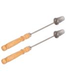 Buy 2-Piece Traditional Cupping Cotton Rod Set - Reusable with Wooden Handle & Stainless Steel Connection for Cupping Therapy - Buy Online on GoSupps.com