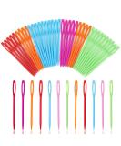50 Pcs Large Eye Plastic Needles - 2.7inch/7cm - Sewing, Darning & Tapestry Needles for Kids and Crafts - Buy Online on GoSupps.com