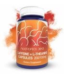Nootropics Depot Caffeine & L-Theanine Capsules - 200mg Caffeine 100mg L-Theanine | Energy Booster & Mental Focus | 60 Count Natural Supplement - Buy Online on GoSupps.com