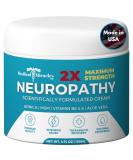 Buy 2X Strength Neuropathy Nerve Therapy Relief Cream - Max-Potency for Feet Hands Legs & Toes - Arnica & Vitamin B6 - 4oz - Fast International Shipping - Buy Online on GoSupps.com