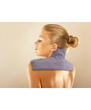 Schwerinernaturheil Moor Neck Warmer 29x39 cm - Grey Fleece Cover Neck Pillow & Heat Pad for Pain Relief - Buy Online on GoSupps.com