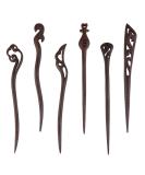 Beaupretty 6-Piece Wooden Hair Clips for Women | Retro Japanese Hair Sticks & Hairpins | Unique Hair Accessories (Random Color) - Buy Online on GoSupps.com