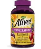 Nature's Way Alive! Women's Gummy Vitamins Great Fruit Flavors 130 Gummies - Buy Online on GoSupps.com