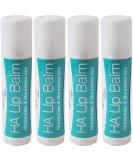 Episilk Hyalogic HA Lip Balm Stick 4-Pack - Hydrating Moisturizing Balm with Hyaluronic Acid for Plump, Healthy Lips - Paraben-Free, Fragrance-Free, Unflavored - 0.15oz (4.25g) x 4 - Buy Online on GoSupps.com