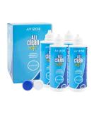 Avizor All Clean Soft - 4 x 350ml - Gentle Lens Cleaner for All Contacts - International Shipping - Buy Online on GoSupps.com