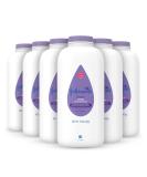 Johnson's Lavender Baby Powder - Gentle Cornstarch Formula, Hypoallergenic, Paraben-Free - 15 oz (Pack of 6) - Buy Online on GoSupps.com