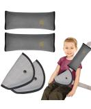 Fgen 4-Piece Car Belt Pads for Kids | Protective Cushion Set with 2 Removable Seat Belt Pillows for Strollers & Travel - Buy Online on GoSupps.com