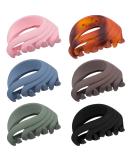 6 Pack Large Hair Claw Clips for Thick Hair - Strong Matte Flower Jaw Clips for Women, Girls, Kids - Non Slip Hair Clamps with Gift Box - 3.25 Inch (Multi-color) - Buy Online on GoSupps.com