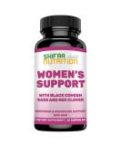 Hormones Balance & Menopause Supplements for Women | Hot Flashes & Mood Swings Relief | Halal Black Cohosh & Red Clover | 30 Servings - Buy Online on GoSupps.com