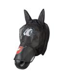 PFIFF Fly Mask Face Mask for Horses - Fly Protection Black-Grey-Red | International Shipping Available - Buy Online on GoSupps.com