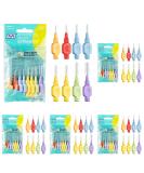 TePe Interdental Brushes Extra Soft (ISO 1-6) - Gentle & Efficient Cleaning for Interdental Spaces | 5 Pack of 8 Brushes - Buy Online on GoSupps.com