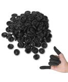 400 Pcs Disposable Latex Finger Cots | Black Finger Sleeves | Fingertip Protectors for Industrial & Beauty Use - Buy Online on GoSupps.com