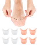 BLATOWN Silicone Toe Protectors - 8pc Gel Toe Covers for High Heel Shoes - Pain Relief Cushions for Women and Men (White+Beige) - Buy Online on GoSupps.com
