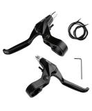 RUJOI Bike Brake Lever Set - Aluminum Alloy Handle with Brake Cable Wire for Mountain, Road, Folding Bikes - Buy Online on GoSupps.com