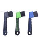 Lezevn 3 Pieces Horse Hoof Pick Brushes with Handle Striped Horseshoe Groove Cleaner Brush Portable Sturdy Horses Hoof Cleaner Horse Grooming Cleaning Tools Random Color - Buy Online on GoSupps.com