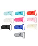 10PCS Pacifier Clips Holder - Durable Plastic Dummy Clips for Baby Blankets & Binky Accessories - PSPSOP - Buy Online on GoSupps.com