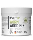 Reavet Worm Herb Powder 20g for Cats | Natural Worm Cure | No Anthelmintic | Effective After Infestation - Buy Online on GoSupps.com