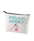 CENWA Diabetes Insulin Makeup Bag | Diabetic Supply Zipper Pouch | Ideal Diabetes Awareness Gift for Insulin Addicts - Buy Online on GoSupps.com
