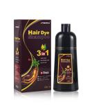MEIDU Instant Hair Color Shampoo 500ML - Chestnut Brown Dye for Women & Men - Herbal Ingredients, 3-in-1 Coloring Shampoo - Buy Online on GoSupps.com
