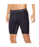 Hanes Sport Men's Performance Compression Short - Medium, Ebony/Ebony - Buy Online on GoSupps.com