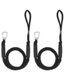 Bungee Dock Lines for Boats - Stretchable Dock Rope with Hook & Foam Float 4-5.5 ft (2 pcs) 2 pack - Buy Online on GoSupps.com