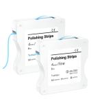 Buy Aisely Tooth Sandpaper - 2 Dental Polishing Strips 4mm Wide 6m Roll - Interdental Grinding Tools for Polishing Teeth - Blue - Buy Online on GoSupps.com