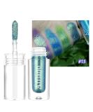 Afflano Liquid Eyeshadow - Multichrome Glitter Eye Shadow Makeup | Color Changing Holographic Blue Green Gold #15 | Long-Lasting Sparkling Formula for Stunning Eyes - Buy Online on GoSupps.com