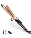 1 Inch Tourmaline Ceramic Curling Iron | Professional Curling Wand for Full Curls | Fast Heat Up & Dual Voltage for Travel - Buy Now - Buy Online on GoSupps.com