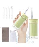 Portable Travel Water Flosser for Braces - Cordless Mini Oral Irrigator for Kids & Adults - Power Dental Care in Standard Green - Buy Online on GoSupps.com