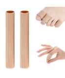 2-Piece Cutable Silicone Toe Protection Cushion Tube | Soft Gel Toe Cap Pad for Corns Calluses & Bunions - Medium Size (15cm) - Buy Online on GoSupps.com