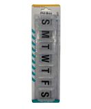 Seven Day Pill Organizer - Clear RX Labeled Vitamin & Prescription Holder for Easy Daily Use | International Shipping - Buy Online on GoSupps.com