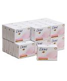 Dove Beauty Cream Bar Soaps Pink/Rosa 135g / 4.76oz x 24 Pack - Gentle Cleansing for Soft, Smooth Skin - Buy Online on GoSupps.com