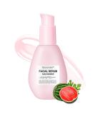 Brightening Watermelon Serum | Hydrating Glow Dew with Hyaluronic Acid & Vitamin E for Even Skin Tone | 60ml Facial Serum for Dark Spots & Smooth Skin - Buy Online on GoSupps.com