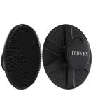 Ithyes Silicone Body Scrubber Exfoliating Body Brush for Men Women Lathers Well Easy to Clean More Hygienic Shower Scrubber for Body Face Scrubber for Sensitive Skin Body Buffer 1 Pack (Black) - Buy Online on GoSupps.com
