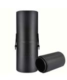 Buy A-Cup Black PU Leather Makeup Brush Holder | Travel Cosmetic Organizer - Stylish & Durable - Buy Online on GoSupps.com