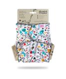 Petit Lulu Bamboo Maxi-Night Diaper | Reusable & Washable Fitted Snaps | Eco-Friendly Baby Care Made in Europe (Wildflowers) - Buy Online on GoSupps.com