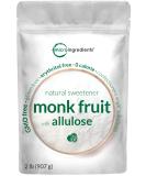 Monk Fruit Sweetener with Allulose 2 lbs | Keto & Vegan Friendly | Zero Calorie White Sugar Substitute | Non-GMO | Great for Drinks, Coffee, Tea, Cookies - Buy Online on GoSupps.com
