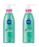 Nivea Derma Skin Clear Washing Gel 150ml | Clarifying Cleanser for Impure Skin | Salicylic Acid & Niacinamide | Pack of 2 - International Shipping Available - Buy Online on GoSupps.com