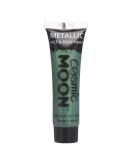 Face & Body Metallic Paint by Cosmic Moon - Green - Water Based Face Paint Makeup for Adults Kids - 12ml - Buy Online on GoSupps.com